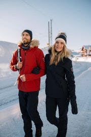 Finse 2-lags Anorakk - Flaggrød
